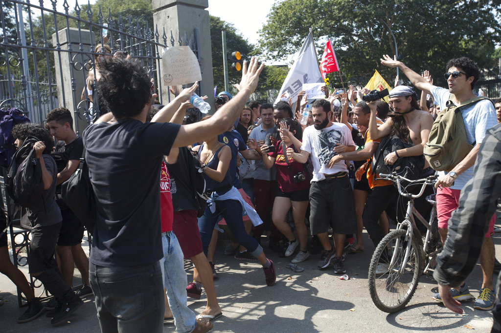 Brazil Rio Museum Fire Protest