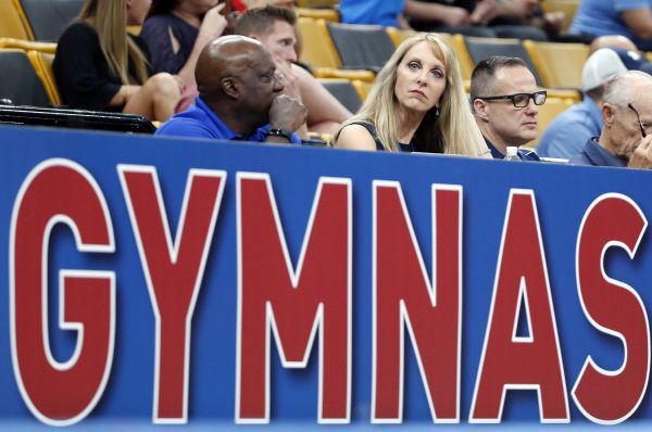 Kerry Perry has resigned as president of USA Gymnastics.