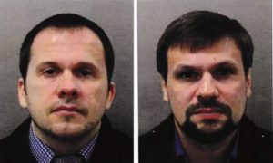 UK Authorities Charge 2 Russians in Nerve-Agent Poisoning Case