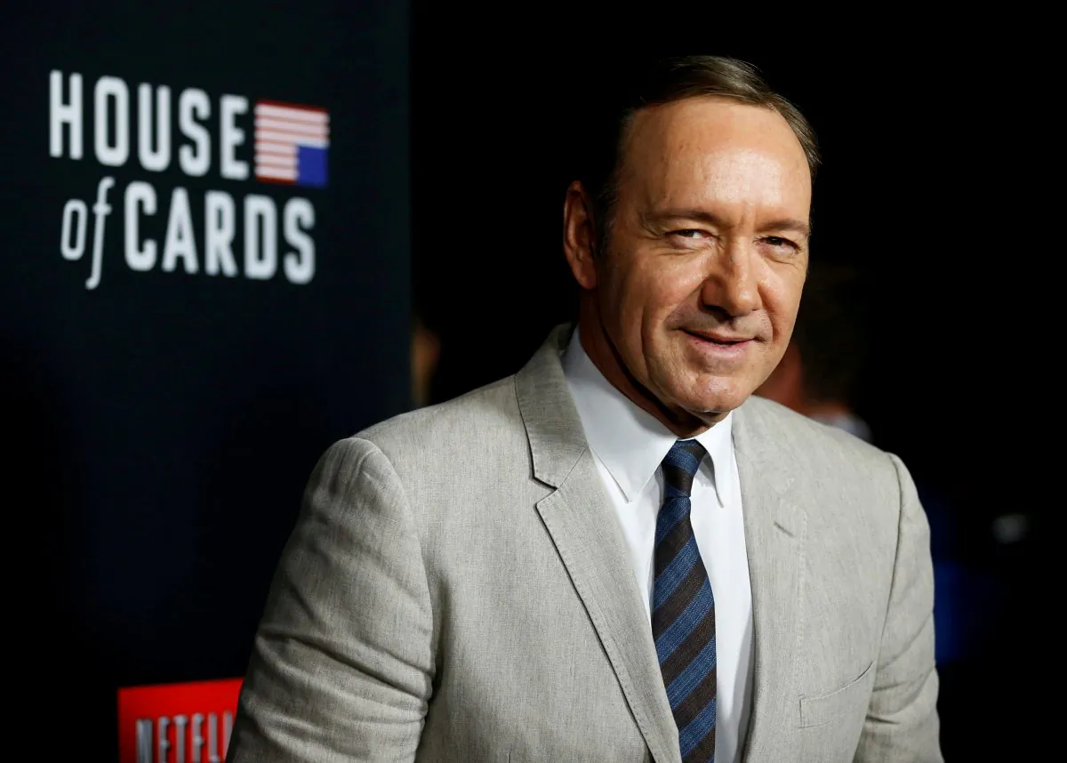 Cast member Kevin Spacey poses at the premiere for the second season of the television series "House of Cards" at the Directors Guild of America in Los Angeles, Calif. on Feb. 13, 2014. (Mario Anzuoni/File Photo/Reuters)