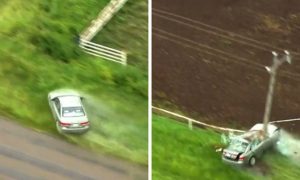 Video: High-Speed Police Chase in Oklahoma Ends in Crash