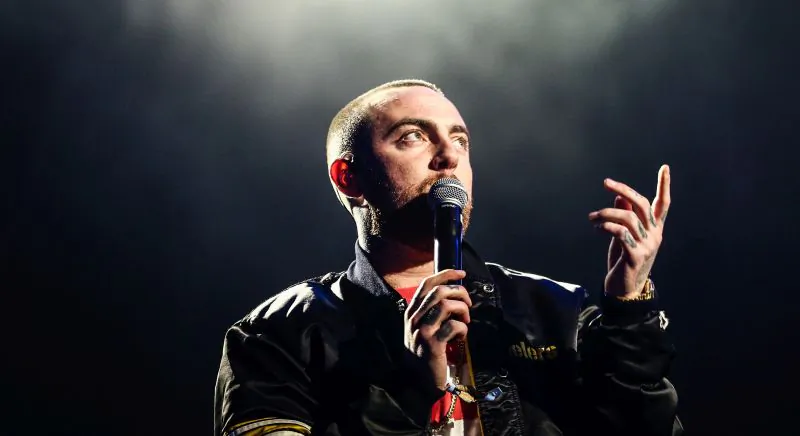 Mac Miller performs on the Camp Stage during day 1 of Camp Flog Gnaw Carnival 2017 at Exposition Park in Los Angeles on Oct. 28, 2017. (Photo by Rich Fury/Getty Images)