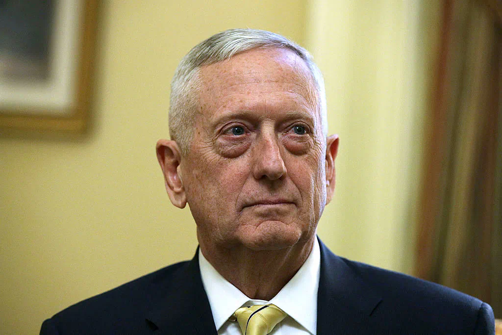 U.S. Defense Secretary Jim Mattis, on Dec 7, 2016 at the Capitol in Washington, DC. (Alex Wong/Getty Images)