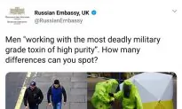 Russia Fights Nerve-Agent Attack Allegations With Disinformation Campaign