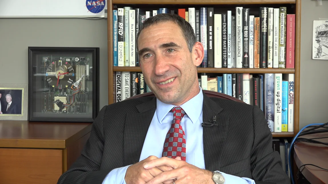 Stephen Ezell, Vice President of the Information Technology and Innovation Foundation. (Wu Wei/NTD)