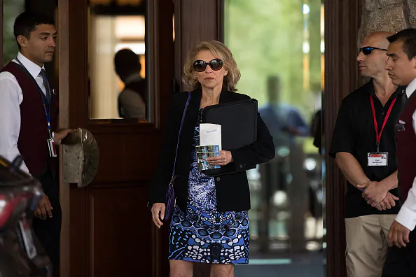 Shari Redstone, a trustee and a vice chairman of Viacom and CBS, attends the annual Allen & Company Sun Valley Conference, July 5, 2016 in Sun Valley, Idaho. (Drew Angerer/Getty Images)