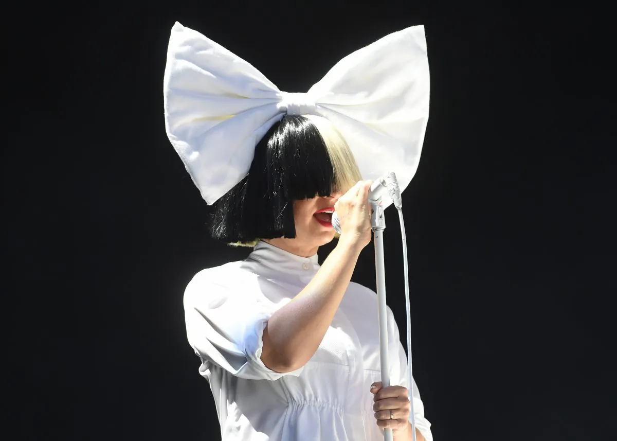 Sia performs at V Festival at Hylands Park in Chelmsford, England, on Aug. 20, 2016. (Stuart C. Wilson/Getty Images)