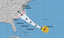 First Advisories Sent for Hurricane Florence in South and North Carolina, Virginia
