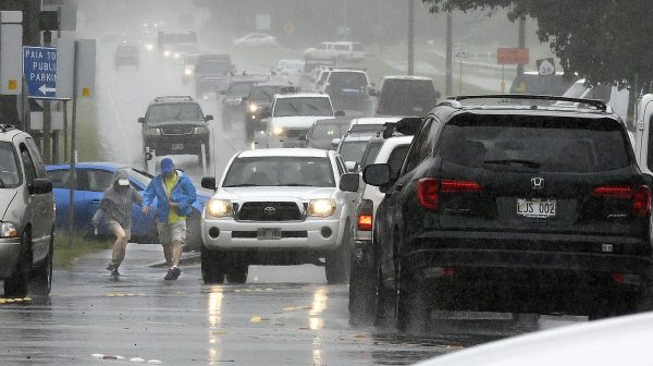 Rain in Paia, Hawaii