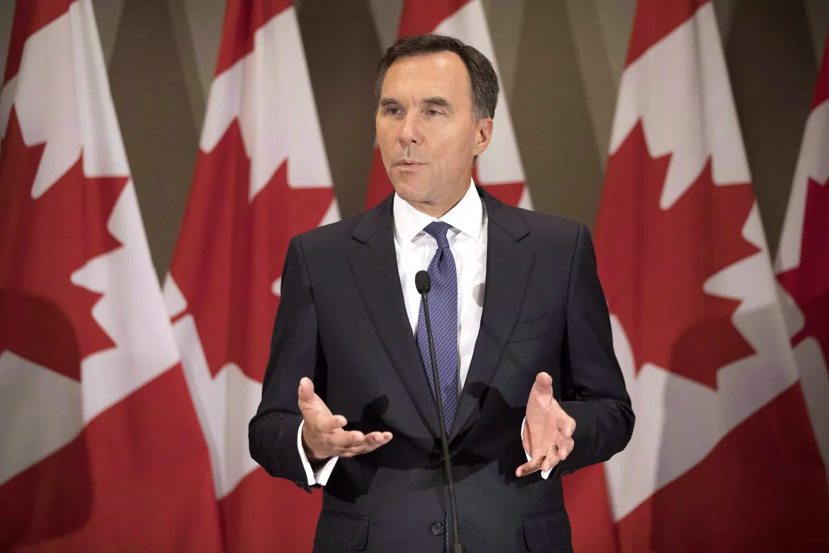 Finance Minister Bill Morneau is focused more on targeted measures to enhance Canada's competitiveness rather than broad-based corporate tax cuts, according to sources. (The Canadian Press/Chris Young)