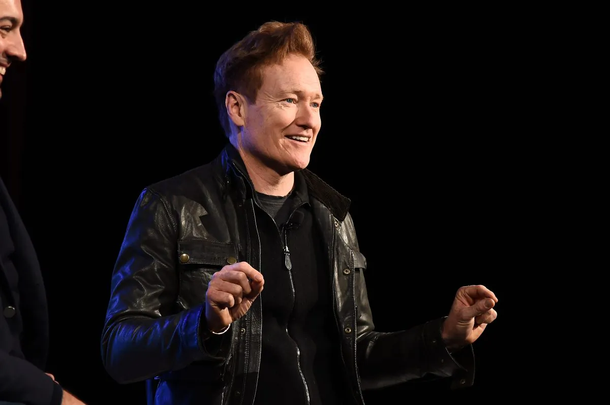 TV personality Conan O'Brien speaks during PTTOW! SESSIONS and WORLDZ Kickoff Party at Spring Place in New York City on Nov. 1, 2016. (Ilya S. Savenok/Getty Images for PTTOW!)