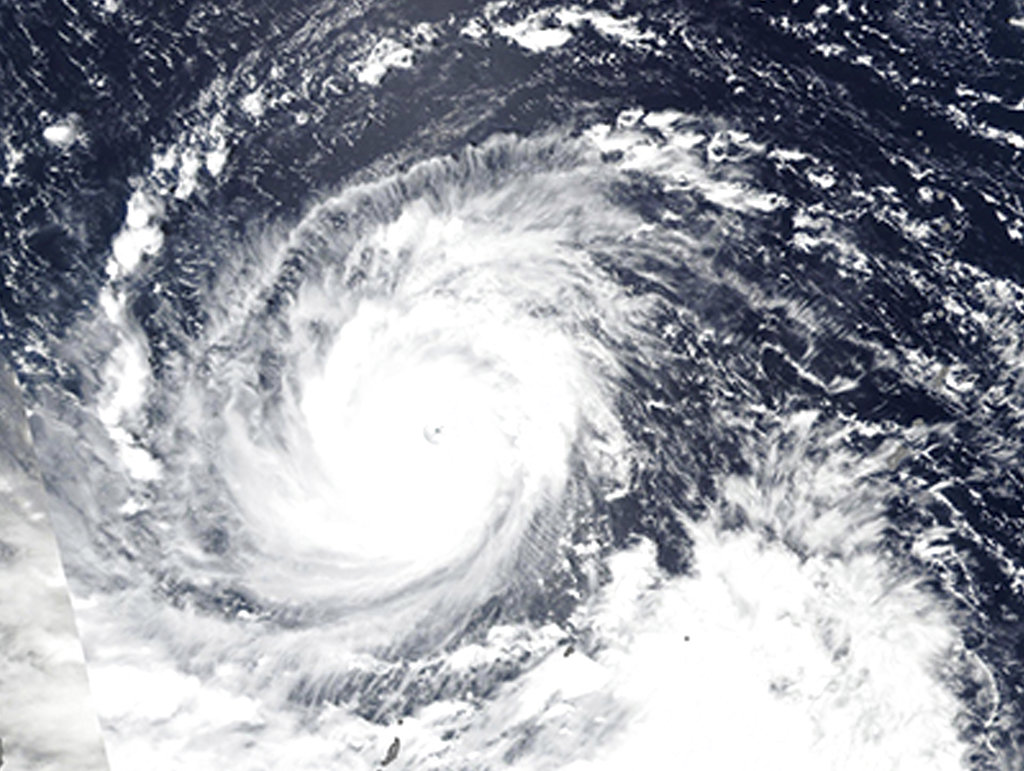 NASA Super Typhoon Mangkhut churns towards the Philippines, China