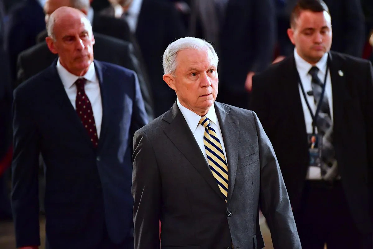 Attorney General Jeff Sessions in Washington, DC, on Aug. 31, 2018. (Kevin Dietsch-Pool/Getty Images)