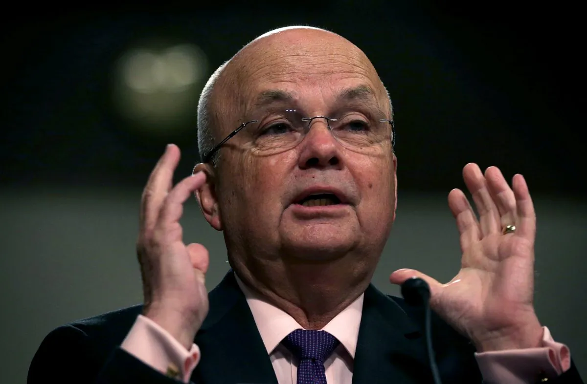 Former CIA Director Michael Hayden (Ret.) testifies during a hearing before Senate Armed Services Committee on Capitol Hill in Washington on Aug. 4, 2015. (Alex Wong/Getty Images)