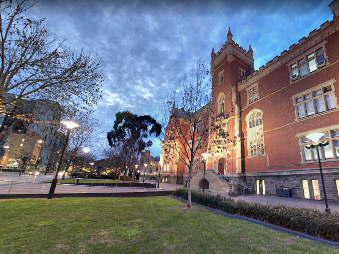 An entrance of the University of Adelaide taken on August 2018. (Screenshot/Google Maps)