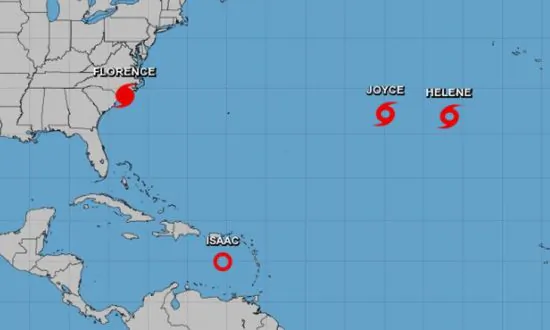 Not Just Hurricane Florence: New Updates on Helene, Joyce, Isaac
