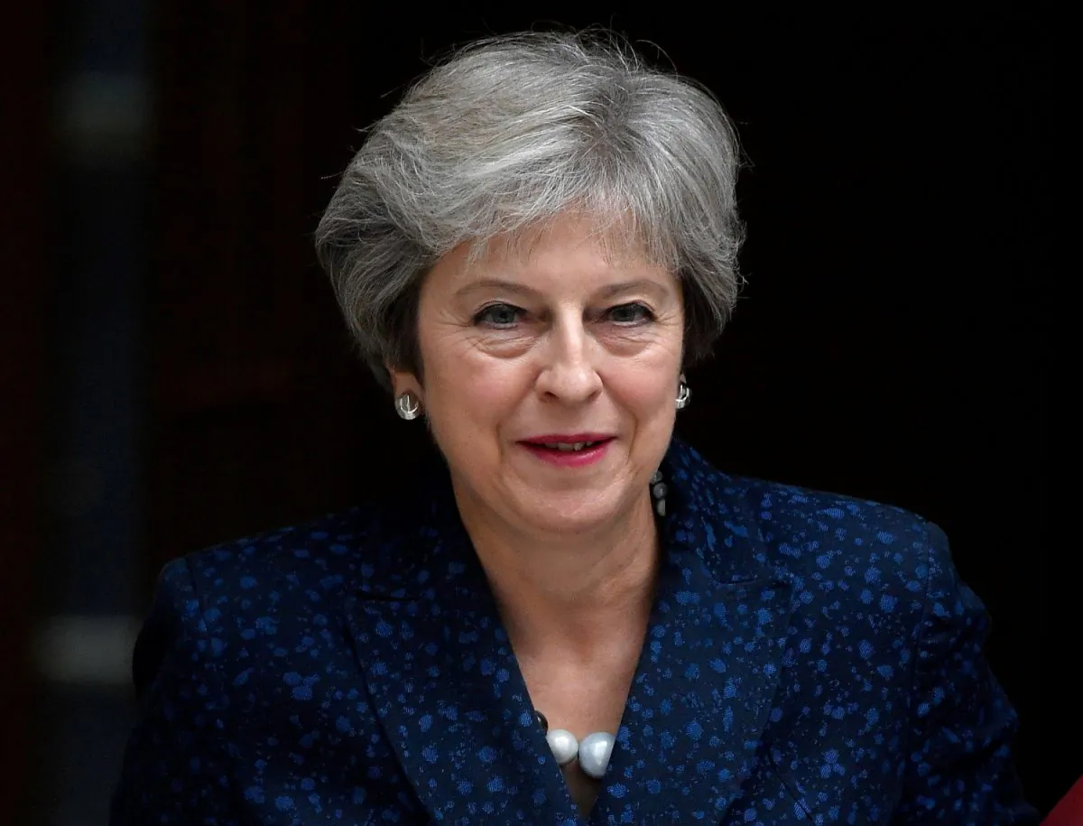 Britain's Prime Minister Theresa May leaves 10 Downing Street in London, September 12, 2018. (Reuters/Toby Melville/File Photo)