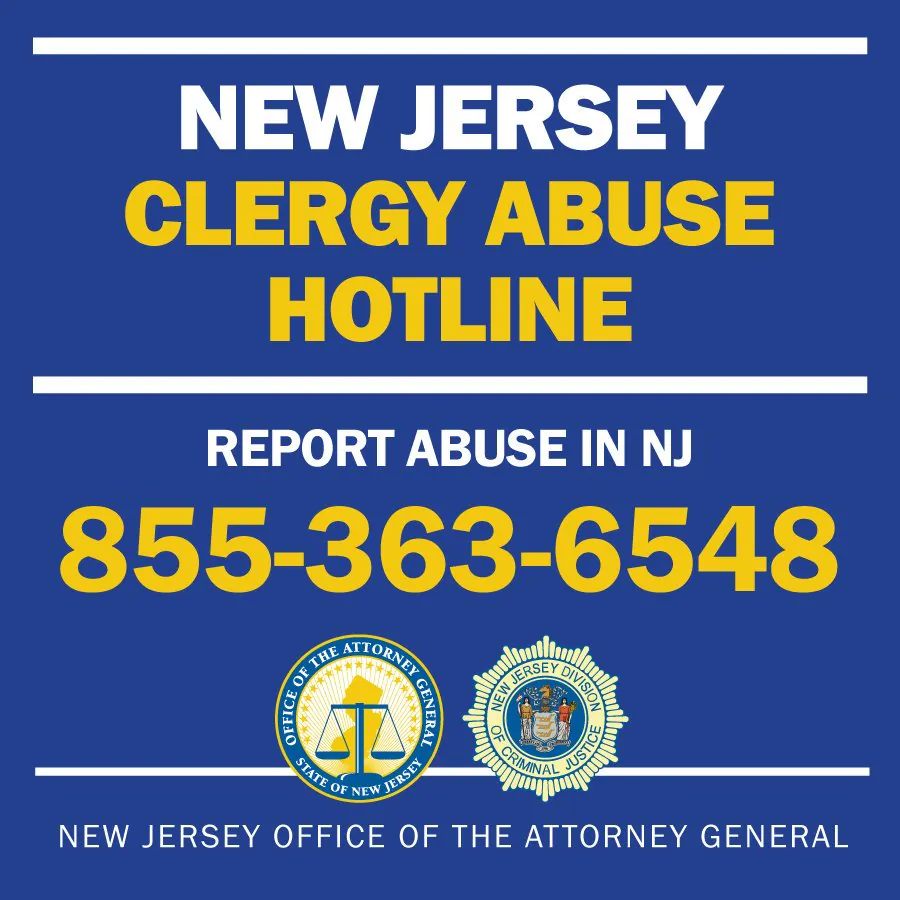 New Jersey clergy abuse hotline. (New Jersey Attorney General Gurbir Grewal)
