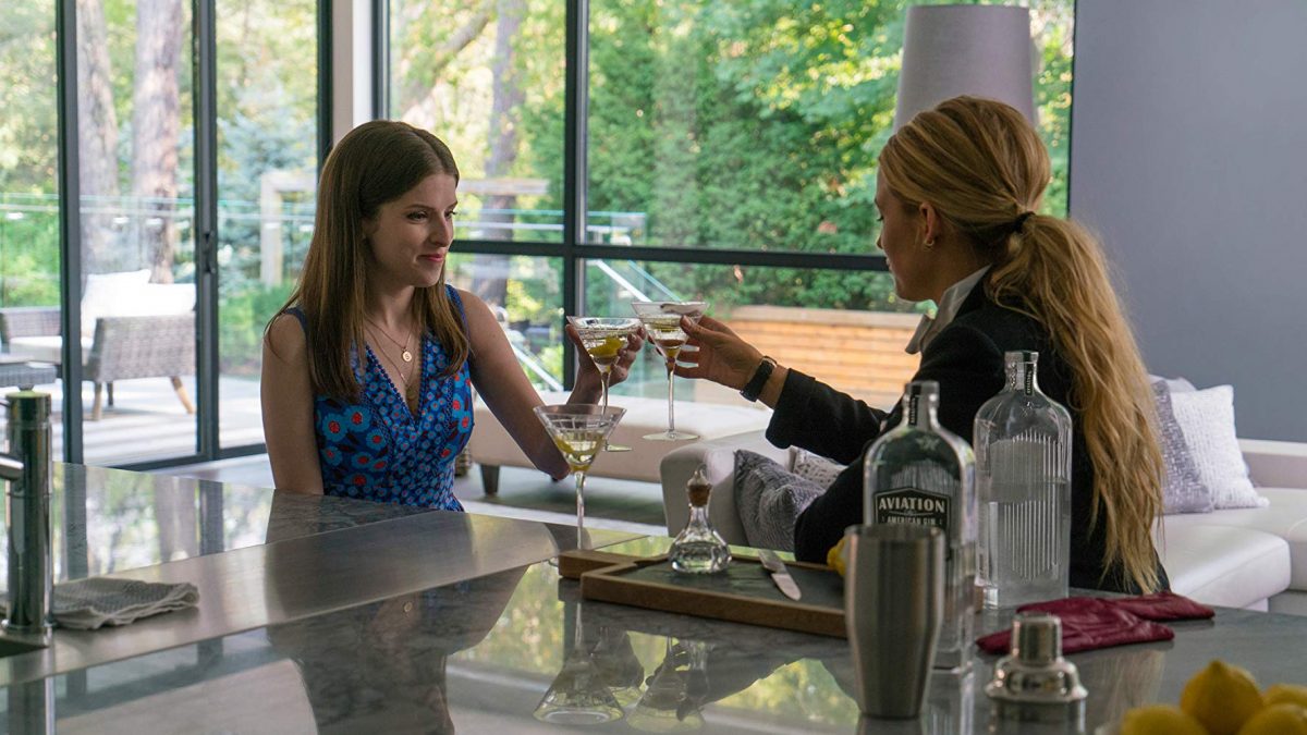 Anna Kendrick and Blake Lively have martinis