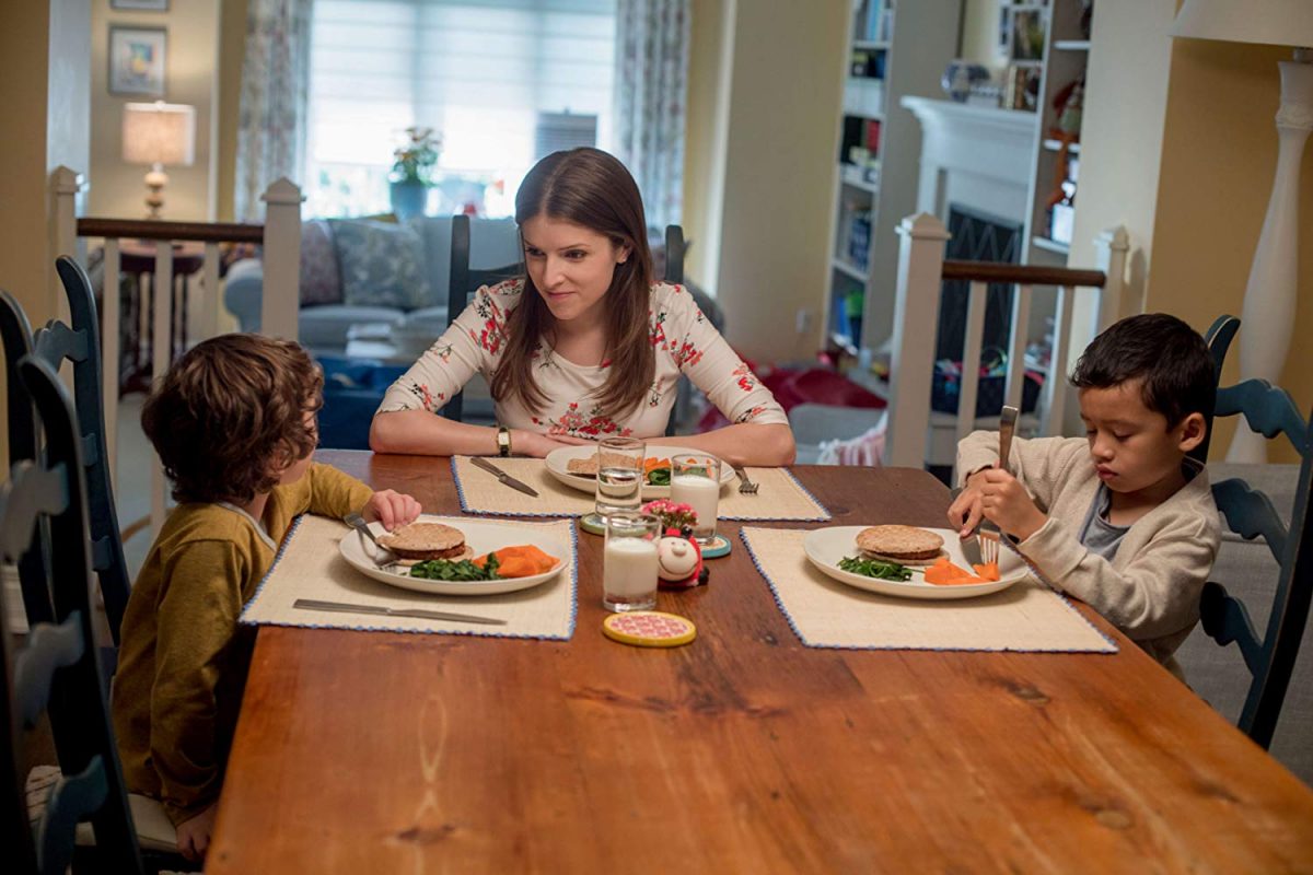 Anna Kendrick with two boys