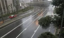 Super Typhoon Wrecks Buildings, Trees in Hong Kong