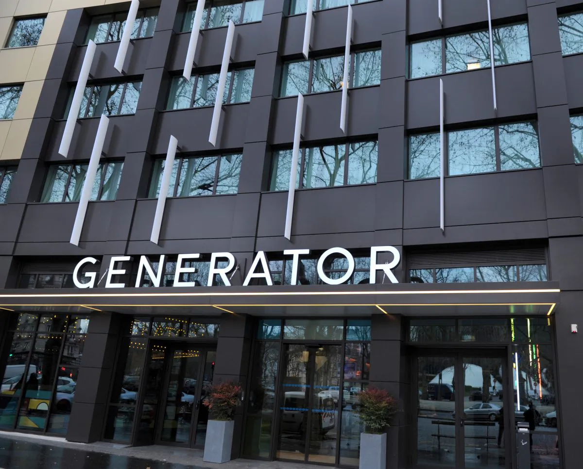 View taken on January 30, 2015 of British hostel brand Generator's first hostel in Paris to be opened on February 1st. The Paris site is the brand's largest one with 950 beds. (ERIC PIERMONT/AFP/Getty Images)