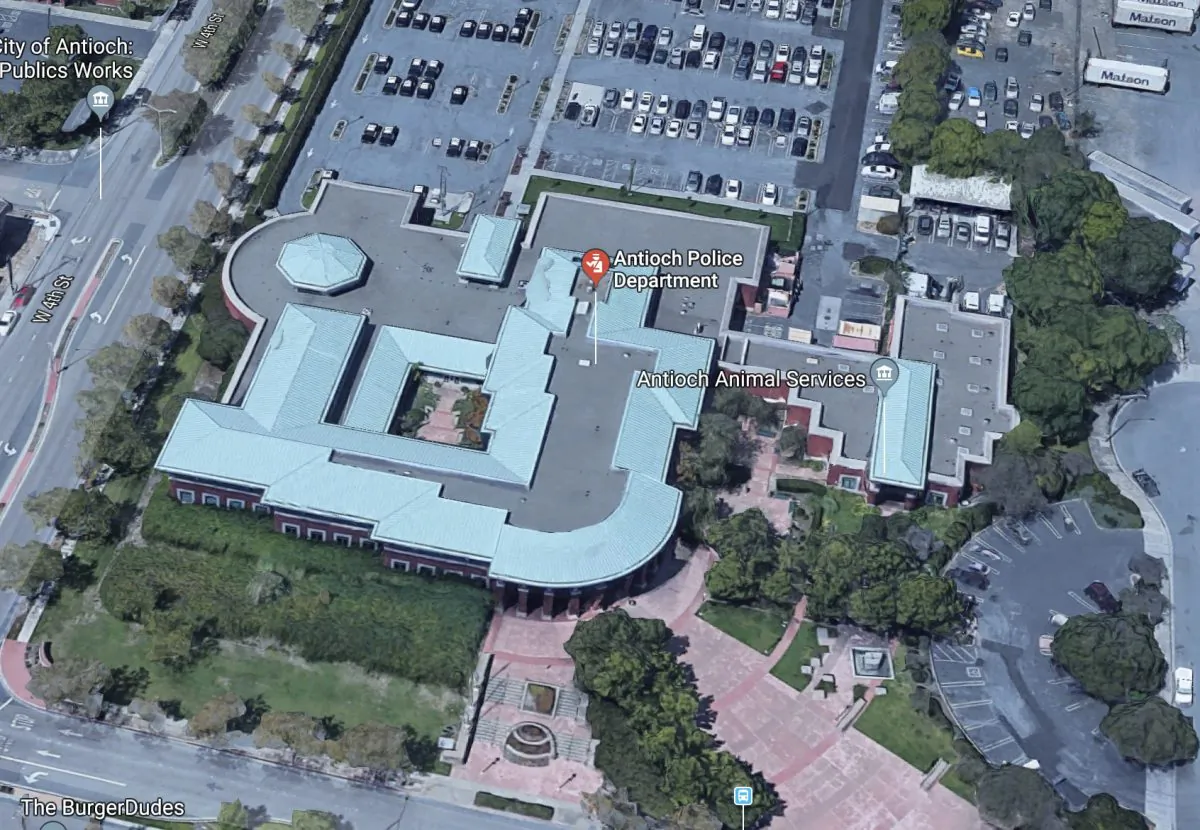The Antioch Police Department in Antioch, Calif. (Map data @2018 Google)