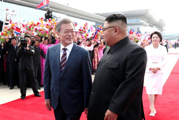 South Korean President Moon Jae-in and North Korean leader Kim Jong Un