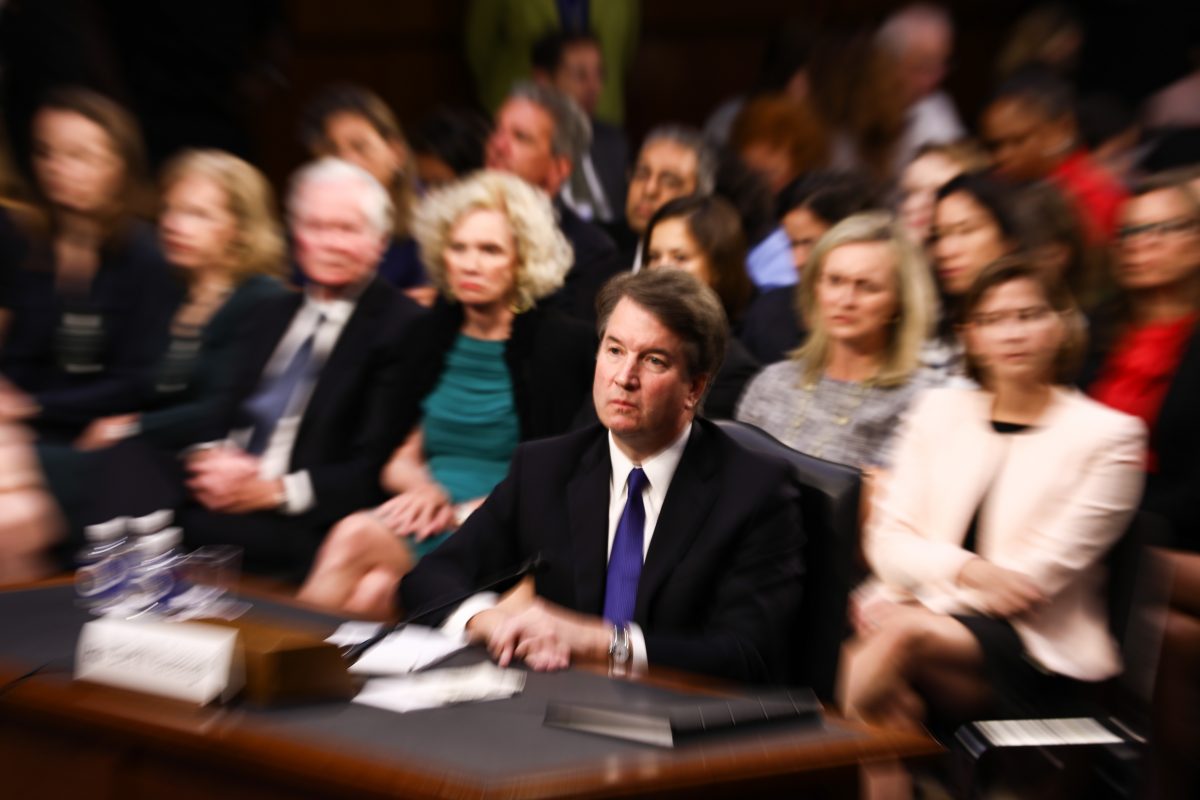 Judge Brett Kavanaugh testifies before the Senate Judiciary Committee
