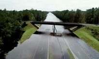 I-40 in North Carolina Turns Into a River Due to Florence