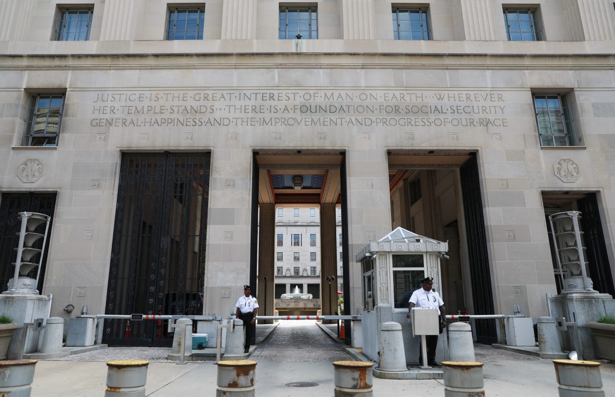 The Department of Justice in Washington