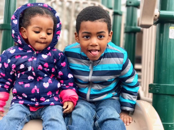 Shaliyah Ali's children Ava and CJ