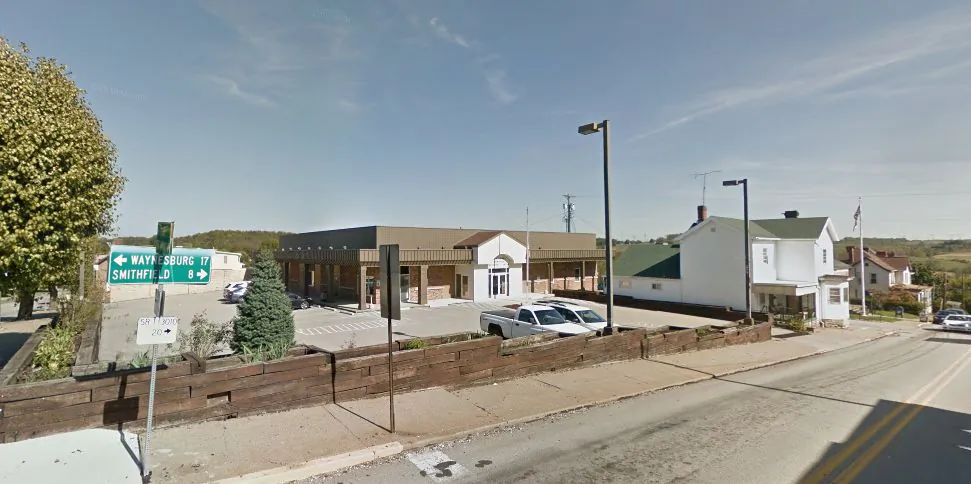 A shooting was reported at the Pennsylvania, district judge’s office in Masontown in Fayette County, according to reports. District Judge Daniel Shimshock’s office is there. (Google Street View)
