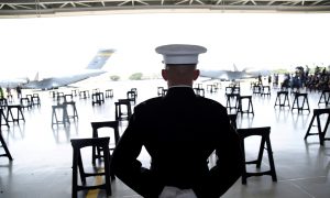 Couple Pays $5 for American Flag, Finds out It Belongs to a Fallen Marine