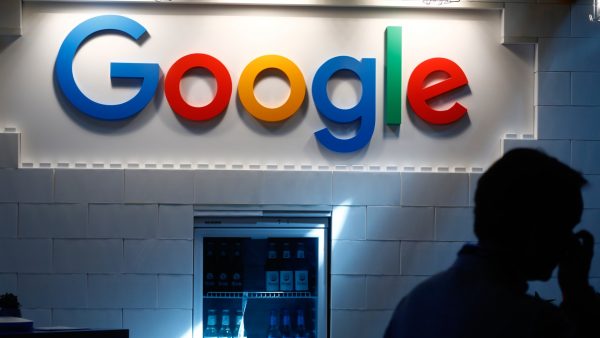 Google logo stands display