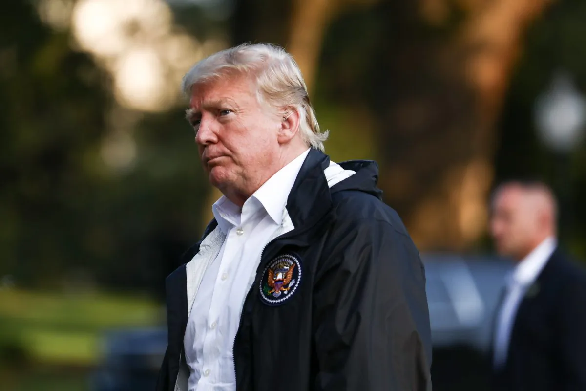 President Donald Trump returns to the White House in Washington on Sept. 19, 2018. (Charlotte Cuthbertson/The Epoch Times)