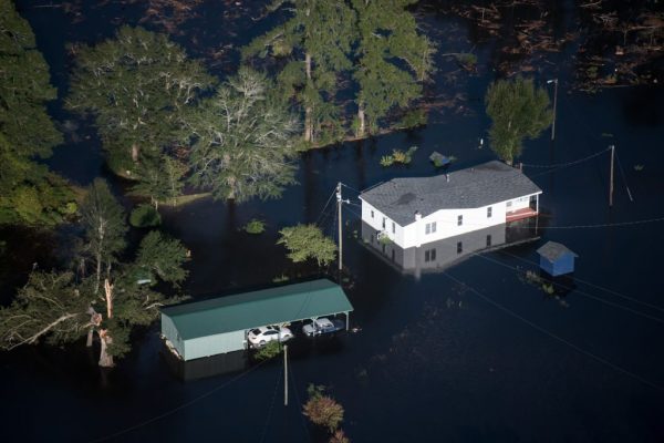 Floodwaters from Hurricane Florence