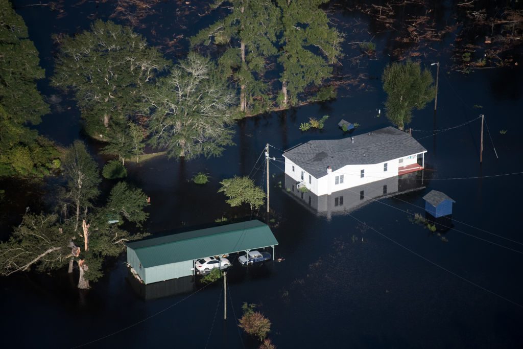 Drone Footage Shows Severe Flooding in South Carolina Days After Florence