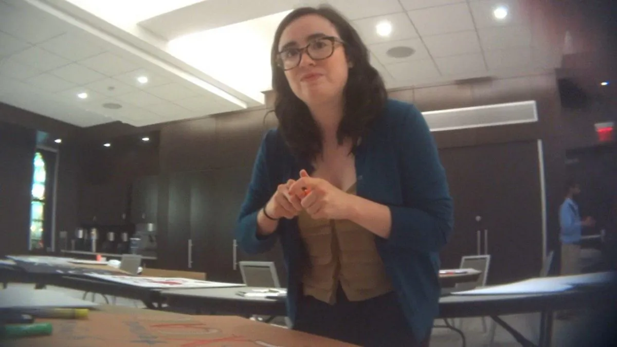 Allison Hrabar, paralegal at the Justice Department antitrust division. (Courtesy of Project Veritas)
