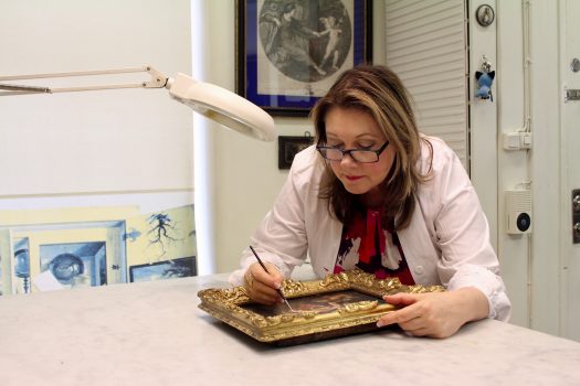 Anna Catellani as conservator