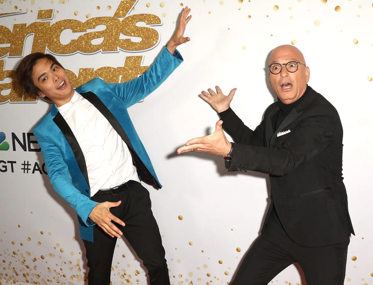 Winner Shin Lim (L) and judge Howie Mandel attend 'America's Got Talent' Season 13 Finale in Hollywood on Sept. 19, 2018. (Frederick M. Brown/Getty Images)