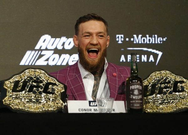 McGregor laughs at the presser