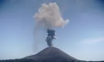 Indonesia Raises Threat Level on Anak Krakatau Volcano as Lava Flow Enters Sea