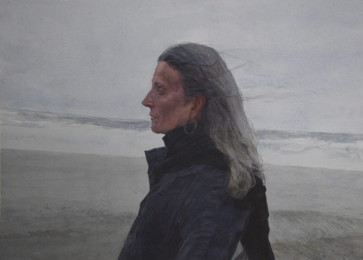 "Day Before Sandy," 2012, by Mario A. Robinson. Watercolor, 22 inches by 30 inches. (Courtesy of Mario A. Robinson)