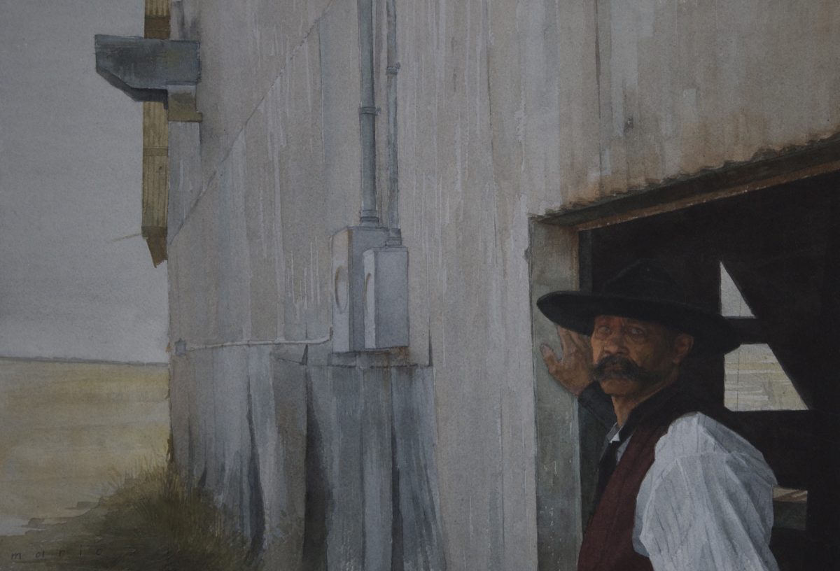 "Morning in Altus," 2012, by Mario A. Robinson. Watercolor, 14 inches by 12 inches. (Courtesy of Mario A. Robinson)