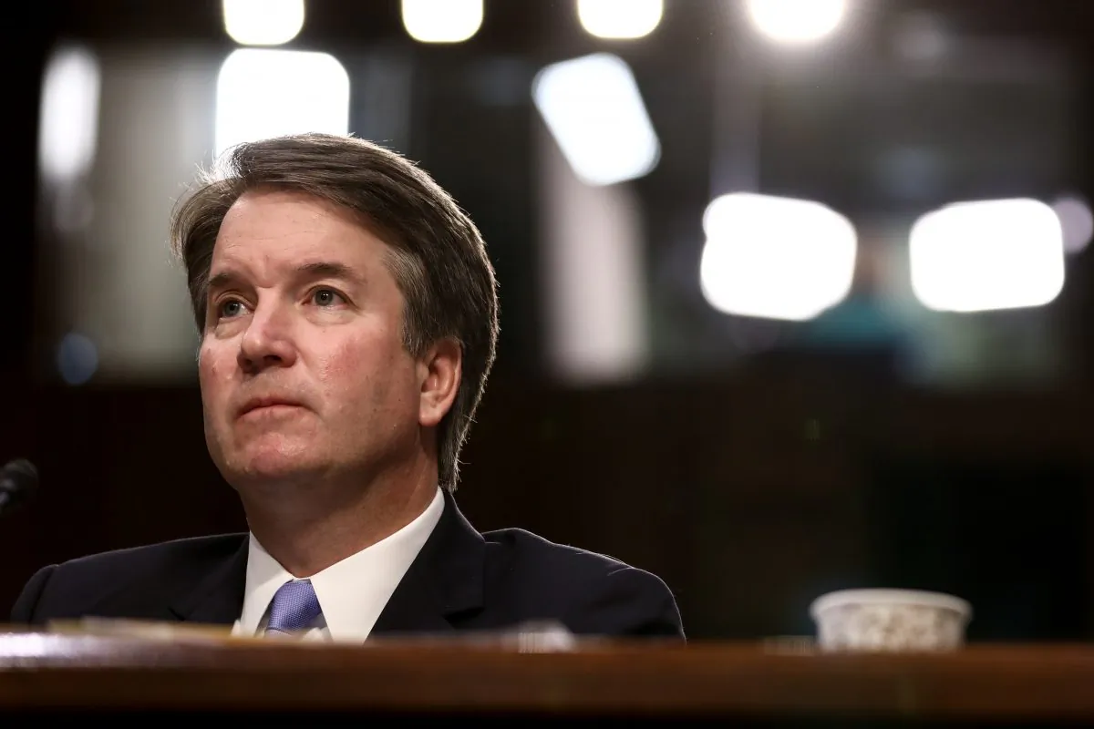 Judge Brett M. Kavanaugh testifies before the Senate Judiciary Committee during the third day of his confirmation hearing to serve as Associate Justice on the U.S. Supreme Court at the Capitol in Washington, on Sept. 6, 2018. (Samira Bouaou/The Epoch Times)