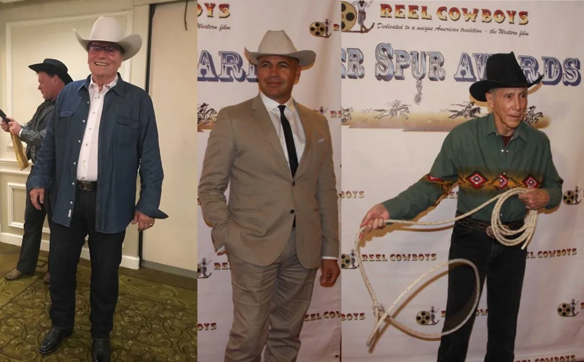 (L-R) Patrick Wayne, Billy Zane and Johnny Crawford attend the 21st Silver Spur Awards in Studio City, Calif. on Sept. 21, 2018. (Linda Jiang/The Epoch Times)
