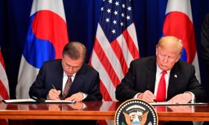 US, South Korea Sign Revised Free-Trade Agreement