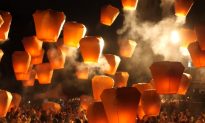 Lanterns Flood the Night Sky in Taiwan