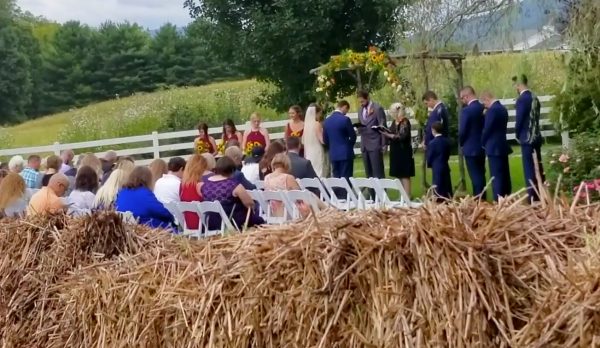 Screenshot of wedding at Triple-J-Farms